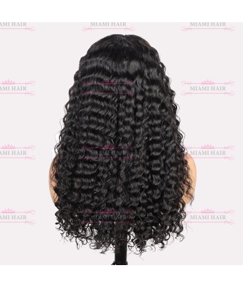 Perruque Lace Wig 13x4 Deep Wave - avec Effet Presque Double Drawn et Maximum de Volume en Cheveux Remy Voir les baskets