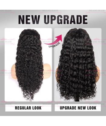 Perruque Lace Wig 13x4 Water  Wave - avec Effet Presque Double Drawn et Maximum de Volume en Cheveux Remy soldes