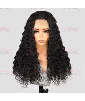 Perruque Lace Wig 13x4 Water  Wave - avec Effet Presque Double Drawn et Maximum de Volume en Cheveux Remy soldes