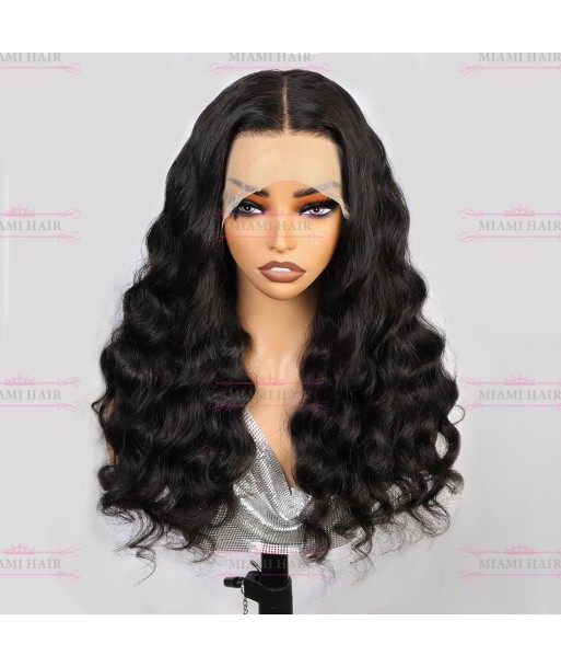 Perruque Lace Wig 13x4 Loose Wave - avec Effet Presque Double Drawn et Maximum de Volume en Cheveux Remy le concept de la Pate a emporter 