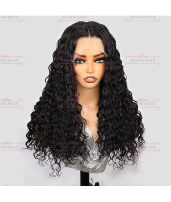 Perruque Lace Wig 13x4 Water  Wave - avec Effet Presque Double Drawn et Maximum de Volume en Cheveux Remy soldes