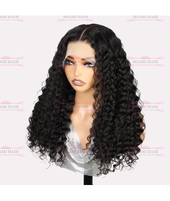 Perruque Lace Wig 13x4 Deep Wave - avec Effet Presque Double Drawn et Maximum de Volume en Cheveux Remy Voir les baskets