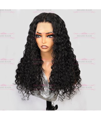 Perruque Lace Wig 13x4 Water  Wave - avec Effet Presque Double Drawn et Maximum de Volume en Cheveux Remy soldes