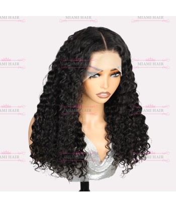 Perruque Lace Wig 13x4 Deep Wave - avec Effet Presque Double Drawn et Maximum de Volume en Cheveux Remy Voir les baskets