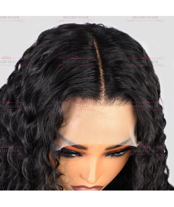 Perruque Lace Wig 13x4 Water  Wave - avec Effet Presque Double Drawn et Maximum de Volume en Cheveux Remy soldes