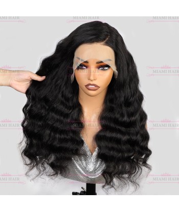 Perruque Lace Wig 13x4 Loose Wave - avec Effet Presque Double Drawn et Maximum de Volume en Cheveux Remy le concept de la Pate a emporter 