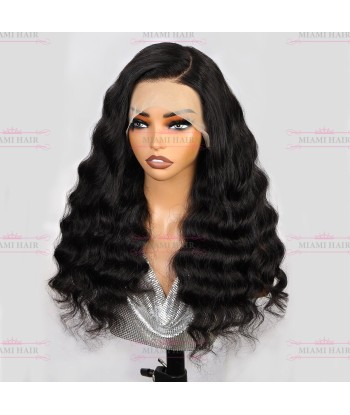 Perruque Lace Wig 13x4 Loose Wave - avec Effet Presque Double Drawn et Maximum de Volume en Cheveux Remy le concept de la Pate a emporter 