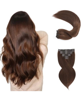 Kit Extensions à Clips Straight Chocolat 120 gr, 4 Paris Déstockage Promo