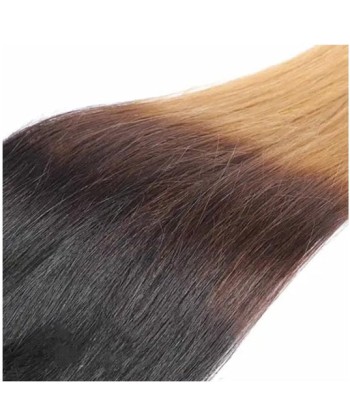 Kit Extensions à Clips Straight Ombre Brun Chocolat Blond 120 gr 50% de réduction en Octobre 2024