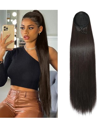 Schwarzer Pferdeschwanz -Pferdeschwanz zum Remy Hair Straight Cord Dans la société mordern