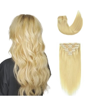 Gerade Blondclips Extensions Kit Platinum gr pas cher chine