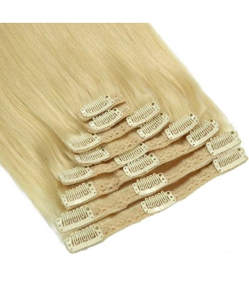 Gerade Blondclips Extensions Kit Platinum gr pas cher chine