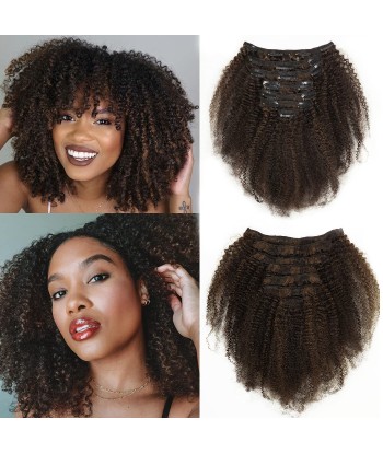 Kit Extensions à Clips Afro Curly Chocolat 120 gr, 4 sélection de produits