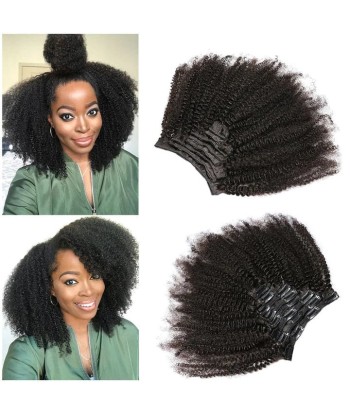 Kit Extensions à Clips Afro Curly Brun 120 gr à prix réduit toute l'année