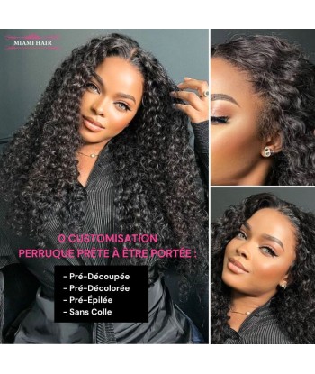 Miami Hairflex 6x4 Deep Wave 250% HD -Perücken Pour