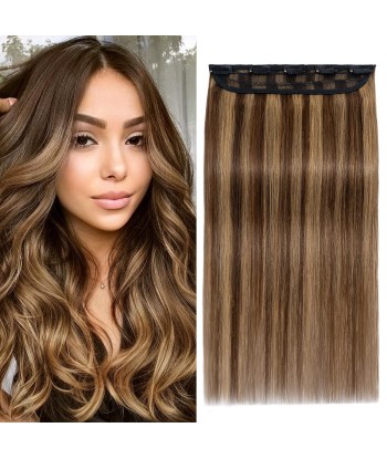 Extension à Clips Straight Chatain Méché Blond Mono Bande Maxi Volume prix