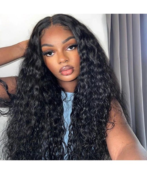 Perruque Lace Wig 6x6 Water Wave - Densité 180% - Cheveux Naturels hantent personnes