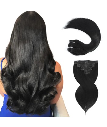 Extensiones de clip rectos negros 120 gr de votre