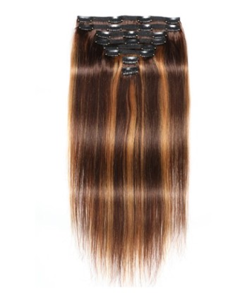 Extensiones de kit con chatal strae mécché rubio 120 gr, p4/27 Paris Déstockage Promo