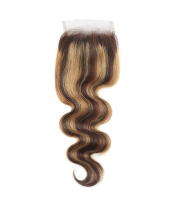 Closure Body Wave | Blond Mechy Chatain | P4/27 4x4 2023