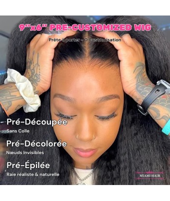 Miami Hairflex 9x6 yaki dritto 250% parrucca HD commande en ligne