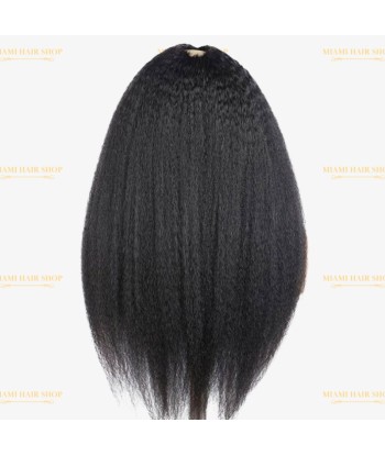 V-part afro yaki donkerbruine pruik prix