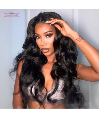 Miami Hairflex 9x6 Body Wave 250% HD -pruik à prix réduit toute l'année