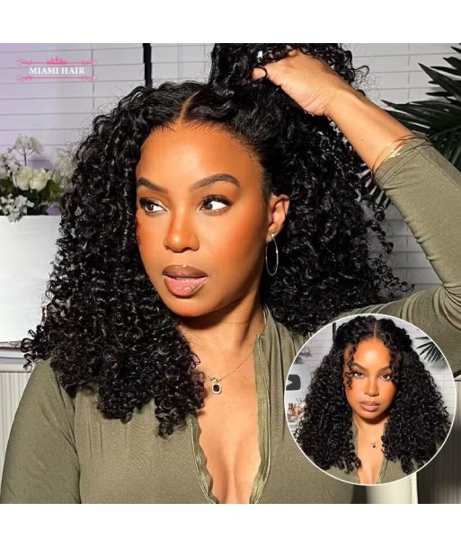 Miami Hairflex 6x4 Kinky Curly 250% HD -Perücke Les êtres humains sont 