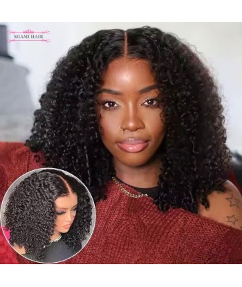 Miami Hairflex 6x4 Kinky Curly 250% HD -Perücke Les êtres humains sont 