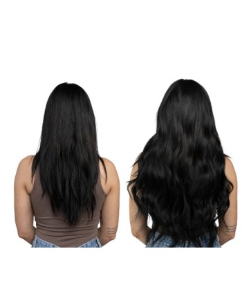 Extensiones de clip rectos negros 120 gr en ligne des produits 