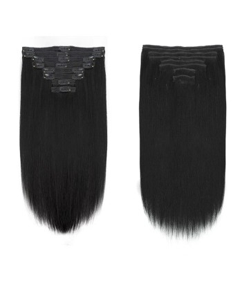 Extensiones de clip rectos negros 120 gr en ligne des produits 