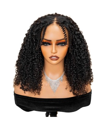 Pre-cut HD wig Finger Coily 6x4 natural curls without glue l'achat 