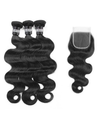 3 Paquets de Tissage  + Closure Body Wave Venez découvrir notre 