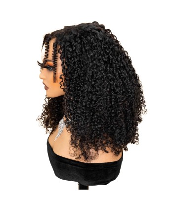 Pre-cut HD wig Finger Coily 6x4 natural curls without glue l'achat 