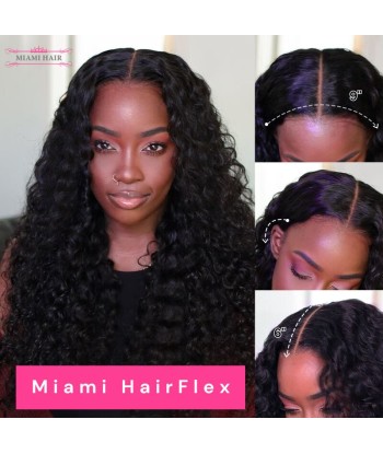 Miami Hairflex 9x6 Water Wave 250% HD Wig rembourrage situé sous