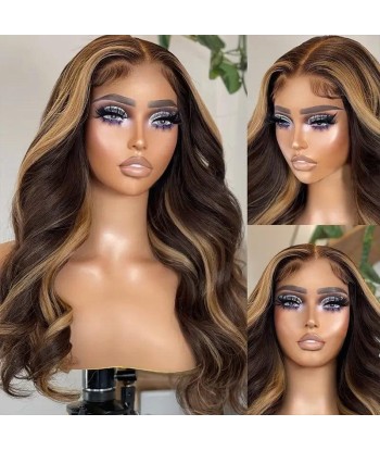 Body Wave Chantain Blond Body Wig without pre-coupled glue plus qu'un jeu 