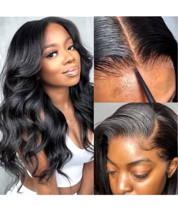 Voorgesneden voorkant 13x6 "Body Wave Dark Brown" Ready-to-Wear " en ligne