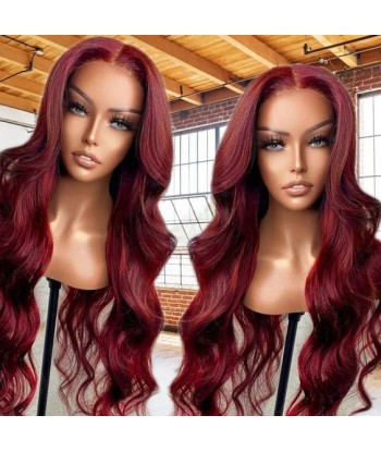 T-Lace Body Wave Auburn brillant des détails fins