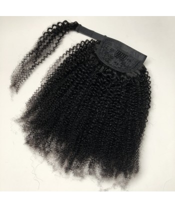 Hufeisenponytail Schwarz Magie Remy Hair Afro lockig le des métaux précieux