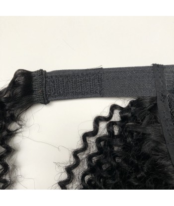 Hufeisenponytail Schwarz Magie Remy Hair Afro lockig le des métaux précieux