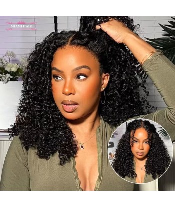 Miami Hairflex 6x4 Kinky Curly 250% HD -Perücke Les êtres humains sont 