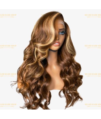 Prédécoupé Front lace 13x4" Body Wave P4/27 « prêt-à-porter » Par le système avancé 