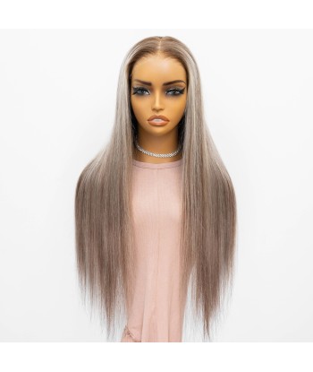 Raide wig chanta mechy platinum without glue with pre-coupled lace: exclusive JUSQU'A -70%! 