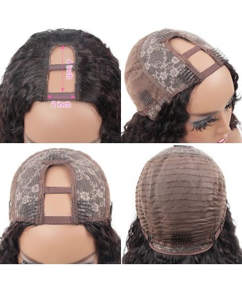 Acqua Water Water Marrone scuro U-Wig rembourrage situé sous