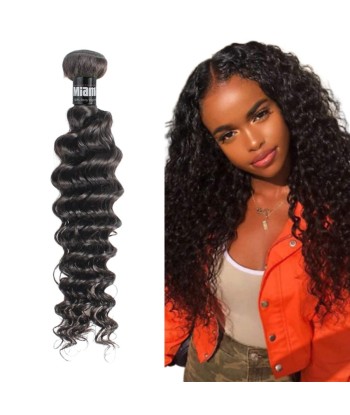 3 Paquets de Tissage  + Closure Deep Wave brillant des détails fins