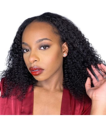 Perruque V-Part Kinky Curly Brun Foncé de la marque