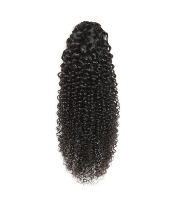 Queue de cheval Ponytail  Noir à Pince Naturel Remy Hair Kinky Curly du meilleur 