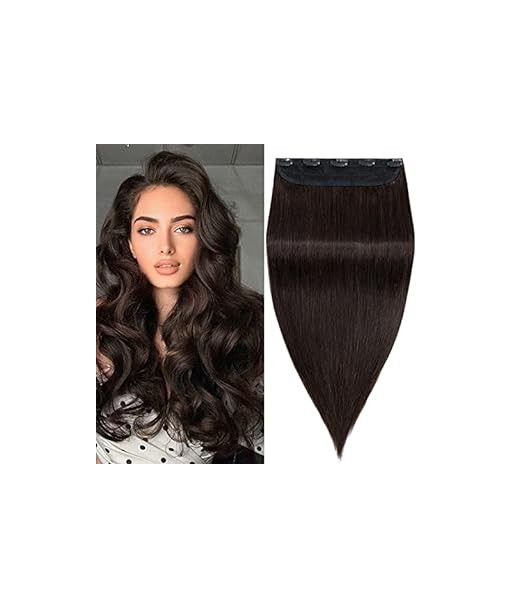 Extension à Clips Straight Brun Mono Bande Maxi Volume prix